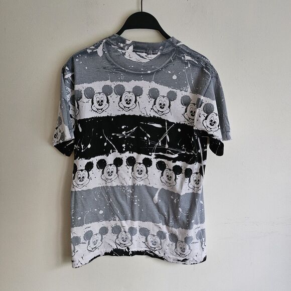 vtg 90s MICKEY MOUSE WALT DISNEY ALL OVER PRINT Single Stitch T-Shirt cartoon - Picture 3 of 9